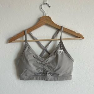 GYMSHARK RUCHED SPORTS BRA